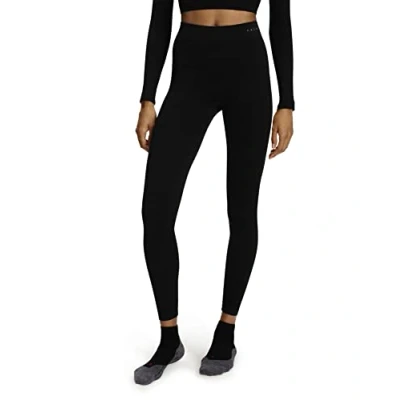 Abbildung von FALKE Damen Baselayer Hose Maximum Warm Long W Ti Funktionsmaterial schnelltrocknend 1 Stück, Schwarz Black 3000, XL
