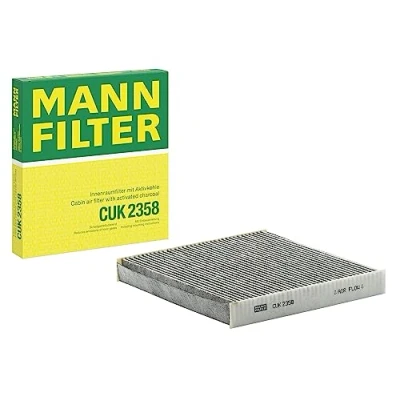 Abbildung von MANN FILTER CUK 2358 Innenraumfilter Pollenfilter mit Aktivkohle Für PKW
