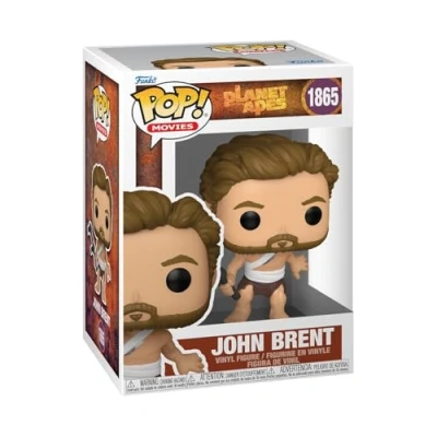 Abbildung von Funko Pop! Movies: PotA John Brent Planet of The Apes Vinyl Sammelfigur Geschenkidee Offizielle Handelswaren Spielzeug Für Kinder und Erwachsene Movies Fans Modellfigur Sammler