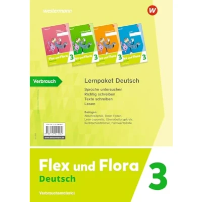 Abbildung von Flex und Flora Ausgabe 2021: Lernpaket Deutsch 3 (Druckschrift) Verbrauchsmaterial: 2021 Kompetenzhefte Paket: Verbrauchsmaterial