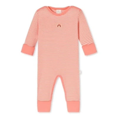 Abbildung von Schiesser Natural LOVE Pyjama für Kinder, Größe: 56, Apricot