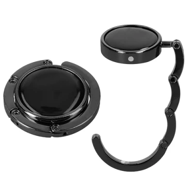 Abbildung von kwmobile Taschenhalter für Tisch 2X Faltbare Antirutsch Handtaschenhalter Haken Taschen Aufhänger Geschenkidee Gadgets Frauen Taschenhaken Set