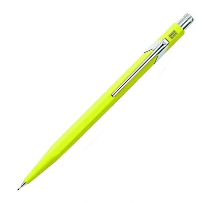 Abbildung von Caran d&#039;Ache 844.47 Metal Minenhalter 0,7 mm, Fluo Gelb, 1 Stück (1er Pack)