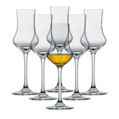 Abbildung von SCHOTT ZWIESEL Grappaglas Bar Special (6er Set), klassische Schnapsgläser mit Stiel, spülmaschinenfeste Tritan Kristallgläser, Made in Germany (Art. Nr. 106225)