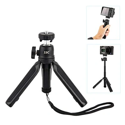 Abbildung von JJC Mini Kamera Stativ Ausziehbar Selfie Stick Vlogging für Sony ZV E10 1 ZVE10 II ZV1II ZV1F RX100VII VI III Canon PowerShot V1 G7XIII SX720 Fuji X100VI X100V Ricoh GR GR3 GR2