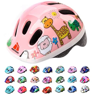 Abbildung von meteor Kinder fahrradhelm ab 1 Jahr sicherer &amp; stoßdämpfender Kinderhelm mit verstellbarem Headlock waschbarem Fahrrad Helm Innenfutter optimaler Schutz leichtes Design für Baby Abenteurer