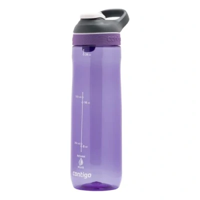 Abbildung von Contigo Cortland Autoseal Trinkflasche mit automatischem Trinkverschluss 720ml große BPA freie Kunststoff Wasserflasche auslaufsicher Ideal für Schule, Arbeit, Sport, Fahrrad, Wandern