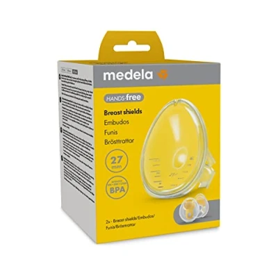 Abbildung von Medela Hands free Brusthauben, 2 x BPA frei, Zubehör für Milchpumpe, Auffangschalen