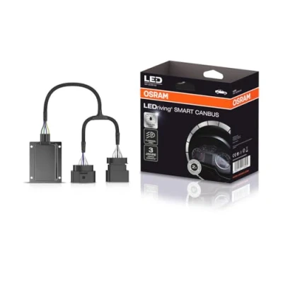 Abbildung von OSRAM LEDriving SMART CANBUS, LEDSC02 1, umgeht das Lampenausfallerkennungssystem Retrofit Lampen wie Night Breaker H7 LED 12V, Duobox
