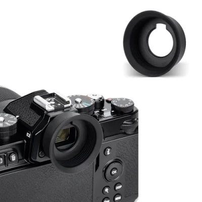 Abbildung von KIWIFOTOS Kamera Augenmuschel Okular für Nikon Z9 Z8 Sucher, Z 9 8 Weiches Silikon Erweiterte Sucher Schutz Gummi