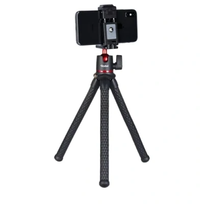 Abbildung von Rollei Monkey Pod 2, Flexibles Mini Stativ mit Smartphone Halterung, Kugelkopf unf 1/4&#039; Anschluss