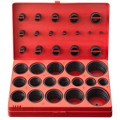 Abbildung von CCLIFE O Ring Sortiment 419tlg Dichtungsringe Set NBR Ø3 50 mm Ringe Dichtungsset Gummi Dichtung Dichtring