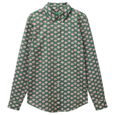 Abbildung von United Colors of Benetton Damen Camicia 5q6sdq0ay Hemd, Mehrfarbig, X Small