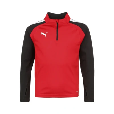 Abbildung von puma Unisex Kinder Teamliga 14 Zip Top Jr Sweater, Red Black, 128