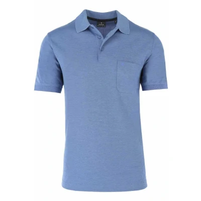 Abbildung von Ragman Poloshirt, Herren, Größe: Medium, Blau