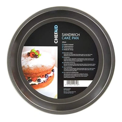 Abbildung von Chef Aid Kuchenform, antihaftend, mit festem Boden, 21 cm breit