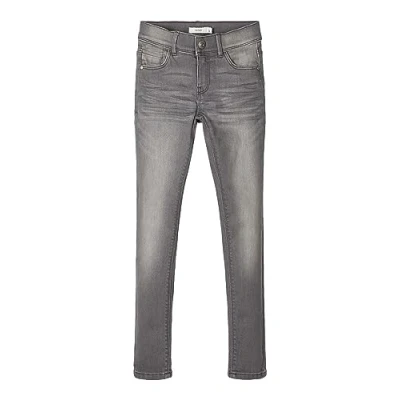 Abbildung von Name it Nkfpolly PANT Jeans Skinny Fit für Kinder, Größe: 152, Light grey denim