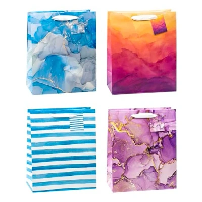 Abbildung von TSI Geschenktüten ART DESIGN, 12er Packung, Größe: Groß (HxBxT 32 x 26 13,5 cm), Art. Nr. 85317