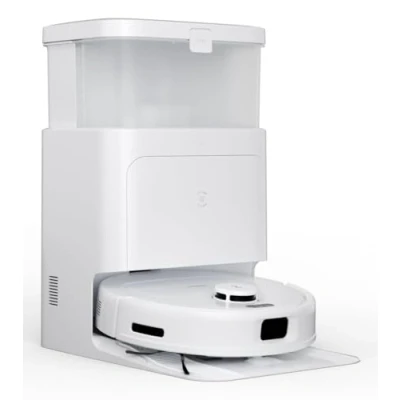 Abbildung von ECOVACS DEEBOT N30 PRO Omni Saugroboter mit Wischfunktion, 10.000 Pa Saugleistung, ZeroTangle 2.0 Technologie, TruEdge Kantenreinigung, 60℃ Heißwasser Wischmopp Reinigung, Heißlufttrocknung,Weiß