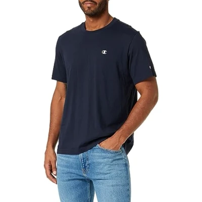 Abbildung von Champion Herren Legacy Basics s Crewneck T Shirt, Marineblau, XXL