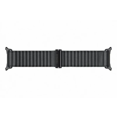 Abbildung von Samsung Trail Armband ET SVL70 für die Galaxy Watch Ultra Uhrenarmband, Atmungsaktives Arbmand, Original Zubehör, weiches Material, guter Sitz, Hakenverschluss, Dark Gray