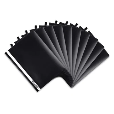 Abbildung von Oxford Schnellhefter A4, aus Kunststoff, schwarz, 10er Pack