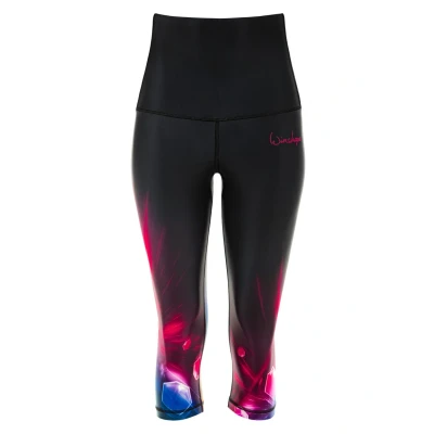 Abbildung von Winshape Damen Functional Power Shape 3/4 Tights Leggings Anti Rutsch High Waist HWL202, Cosmic, Slim Style Fitness Freizeit Sport Yoga Workout, S