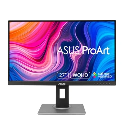 Abbildung von ASUS ProArt PA278QV 27 Zoll WQHD Professioneller Monitor 16:9 IPS, 2560x1440 ergonomisch, Pivot, Calman, Rahmenlos, hohe Farbtreue DVI, DisplayPort, HDMI, Mini DP, USB Hub