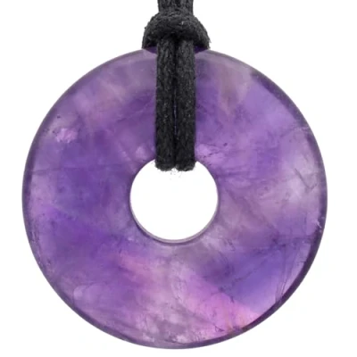Abbildung von Lebensquelle Plus Amethyst Donut Ø 30 mm Edelstein Anhänger