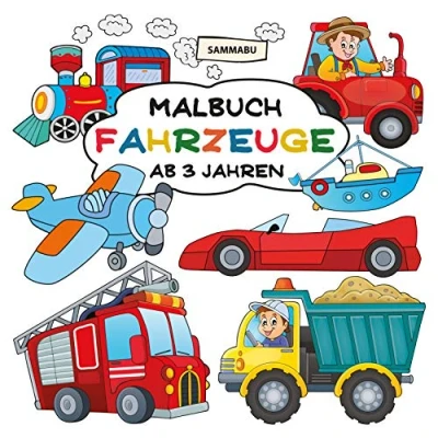Abbildung von Malbuch Fahrzeuge ab 3 Jahren: Alles, was fährt und fliegt