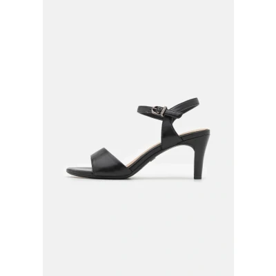 Abbildung von Tamaris Damen 1 28008 42 Sandalette Mit Absatz, Black Matt, 38 EU