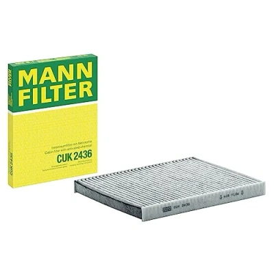 Abbildung von MANN FILTER CUK 2436 Innenraumfilter Pollenfilter mit Aktivkohle Für PKW