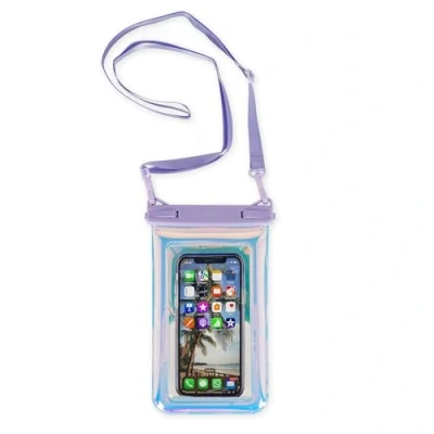 Abbildung von Legami wasserdichte Handyhülle, schwimmende Hülle für Smartphone, Waterproof Pouch, hermetischer Verschluss, Touchscreen, Unterwasserabdeckung Bildschirm Max 6,5 Zoll, 13 x 22 1,5 cm, Holo Fairy
