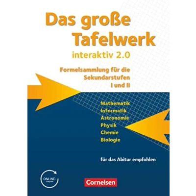 Abbildung von Das große Tafelwerk interaktiv 2.0: Schulbuch (Das 2.0 Formelsammlung für die Sekundarstufen I und II: Allgemeine Ausgabe (außer Niedersachsen Bayern))