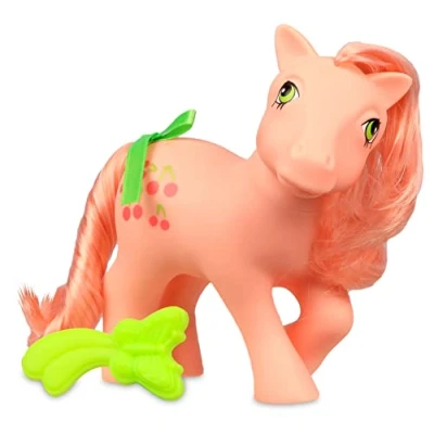 Abbildung von Kirschblüte Klassisches Pony, My Little Basic Fun, 35287, sammelbares Vintage Pferde Spielzeug für Kinder, Einhorn Jungen und Mädchen ab 3 Jahren