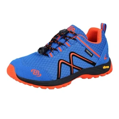 Abbildung von Brütting Unisex Kinder Guide Trekking &amp; Wanderhalbschuhe, Blau Orange, 27 EU