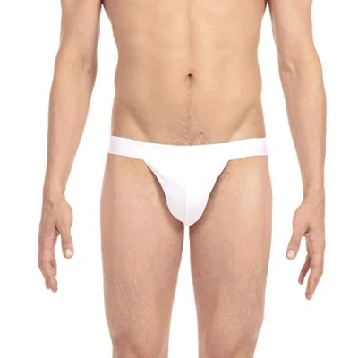 Abbildung von HOM Herren Classic Tanga Slip, Weiß, M EU