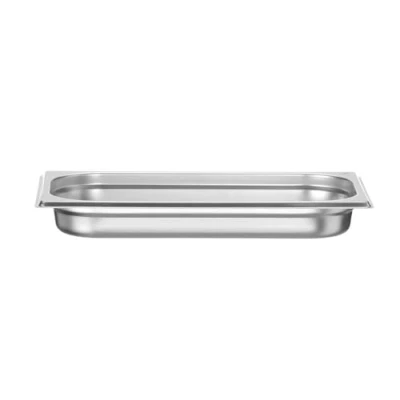 Abbildung von HENDI Gastronormbehälter, Temperaturbeständig von 40 bis 300C, Heissluftöfen Kühl und Tiefkühlschränken Chafing Dishes Bain Marie, 1,5L, GN 1/3, 325x176x(H)40mm, Edelstahl