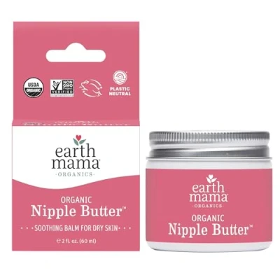 Abbildung von Earth Mama Angel Baby B001FB5LYI Brust Füttern Natürlich Nippel Butter, Transparent, 5.72cm x