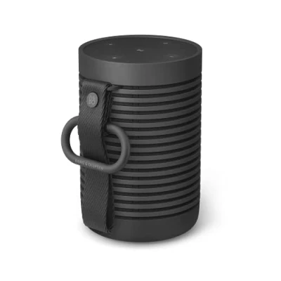 Abbildung von Bang &amp; Olufsen Beosound Explore Kabelloser tragbarer Bluetooth Outdoor , Heim und Reise, 27 Stunden Akkulaufzeit, wasserdichter 360 Lautsprecher + USB C Ladekabel Schwarz Anthracite