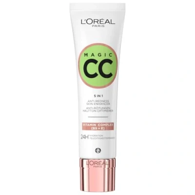 Abbildung von L&#039;Oréal Paris Anti Rötungen Creme, Für bis zu 24h Feuchtigkeit und einen optimierten Hautton, Magic CC Teint Optimierer Rötungen, 1 x 30 ml