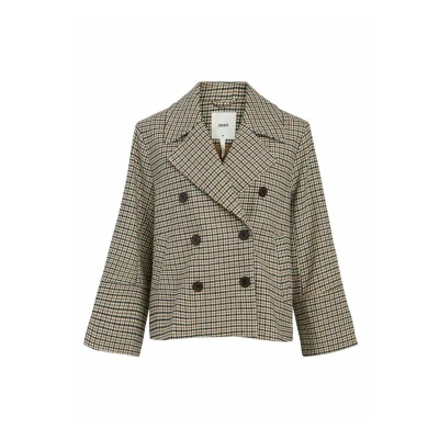 Abbildung von Object KARO Blazer, Damen, Größe: 42, Sepia