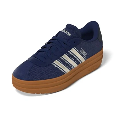 Abbildung von adidas Damen VL Court Bold Shoes Schuhe, Dark Blue/Cyber Metallic/Aurora Ink, 42 EU