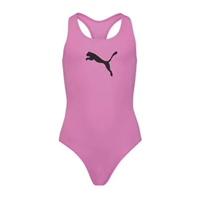 Abbildung von PUMA Mädchen Swimsuit Badebekleidung, Opera Mauve, 128 EU