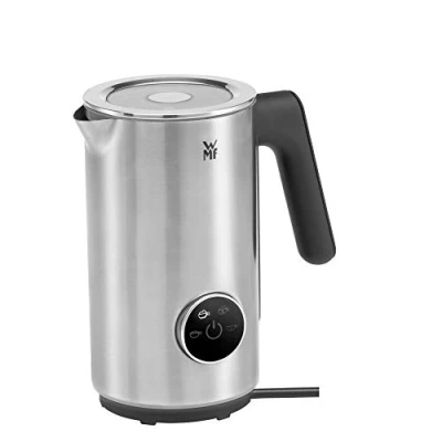 Abbildung von WMF Lumero Design Milchaufschäumer elektrisch, Frappe Mixer, 100 250 ml, Touch Display, LED Licht, 500 Watt, für Milchschaum heiß und kalt, heiße Milch, Milcherwärmer, edelstahl matt
