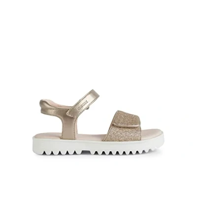 Abbildung von Geox Mädchen J Coralie Gir Sandal, Platinum, 32 EU