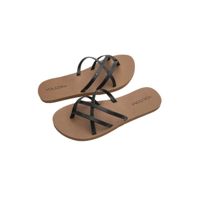 Abbildung von Volcom NEW School II Zehentrenner, Damen, Größe: 36, Black