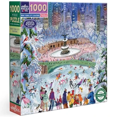 Abbildung von Eeboo Puzzle 1000 Teile New York City Skaters