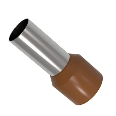 Abbildung von AUPROTEC Aderendhülsen von 0,34 50 mm² isoliert 10 1000 Stück Auswahl: (10 Stück, 25 braun)