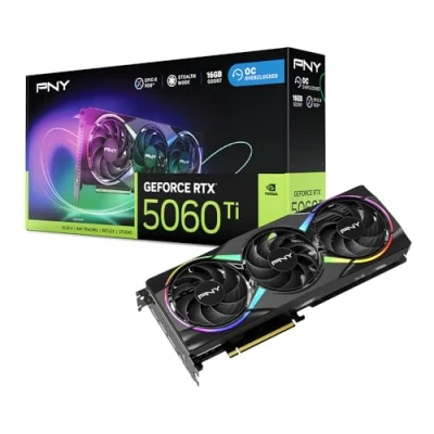 Abbildung von PNY GEFORCE RTX™ 5060 Ti 16GB ARGB Overclocked Triple Fan DLSS 4